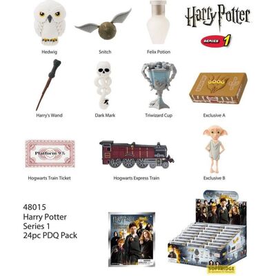 Monogram Int., Schlüsselanhänger, Harry Potter série 1 présentoir porte-clés sac à dos (24), Mehrfarbig Monogram Int., Schlüsselanhänger, Harry Potter série 1 présentoir porte-clés sac à dos (24), Mehrfarbig