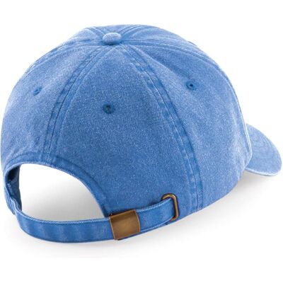 Beechfield, Unisex, Cap, Vintage-Baseballkappe mit niedrigem Profil, Blau, (One Size) Beechfield, Unisex, Cap, Vintage-Baseballkappe mit niedrigem Profil, Blau, (One Size)
