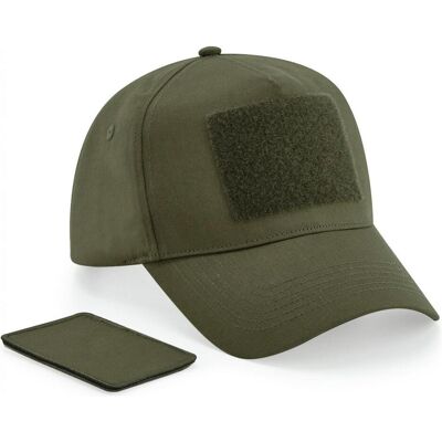 Beechfield, Unisex, Cap, Kappe mit abnehmbarem Patch, Grün, (One Size) Beechfield, Unisex, Cap, Kappe mit abnehmbarem Patch, Grün, (One Size)