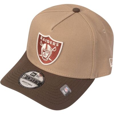 New Era, Herren, Cap, 9Forty A-Frame Cap - Las Vegas Raiders Khaki Walnut, Braun, (One Size) New Era, Herren, Cap, 9Forty A-Frame Cap - Las Vegas Raiders Khaki Walnut, Braun, (One Size)