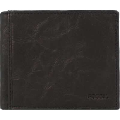 Fossil Herren, Portemonnaie, Ingram Geldbörse RFID Leder 11,5 cm, Schwarz Fossil Herren, Portemonnaie, Ingram Geldbörse RFID Leder 11,5 cm, Schwarz
