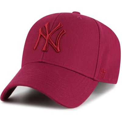 47 Brand, Herren, Cap, Snapback Cap - MLB New York Yankees Cardinal, Rot 47 Brand, Herren, Cap, Snapback Cap - MLB New York Yankees Cardinal, Rot