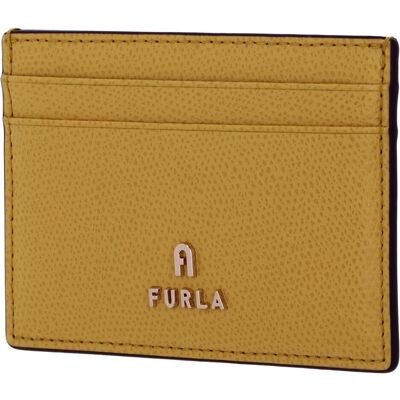 Furla, Damen, Portemonnaie, Camelia Card Case, Gelb Furla, Damen, Portemonnaie, Camelia Card Case, Gelb