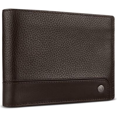 Bugatti Herren, Portemonnaie, Due Geldbörse RFID Schutz Leder 11.5 cm, Braun Bugatti Herren, Portemonnaie, Due Geldbörse RFID Schutz Leder 11.5 cm, Braun