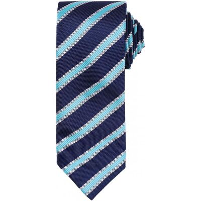 Premier, Krawatte + Fliege, Waffle, Türkis, Blau Premier, Krawatte + Fliege, Waffle, Türkis, Blau