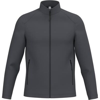 iDeal Basic, Herren, Outdoorjacken, 2-lagige Softshell-Jacke (S), Grau, S iDeal Basic, Herren, Outdoorjacken, 2-lagige Softshell-Jacke (S), Grau, S