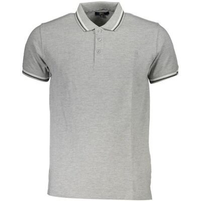 Cavalli Class, Herren, Shirts, Grigio Cotton Men Polo, Grau, (XL) Cavalli Class, Herren, Shirts, Grigio Cotton Men Polo, Grau, (XL)