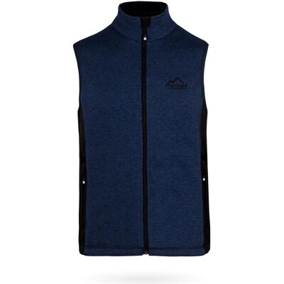 Normani, Herren, Westen, Herren Strick-Fleeceweste Shamattawa, Blau, (5XL) Normani, Herren, Westen, Herren Strick-Fleeceweste Shamattawa, Blau, (5XL)