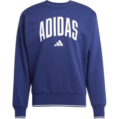 Adidas Herren, Pullover, blaues Herren-College-Sweatshirt, Blau, (S) Adidas Herren, Pullover, blaues Herren-College-Sweatshirt, Blau, (S)