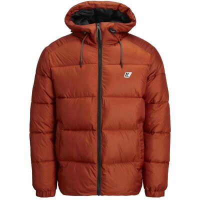 Jack & Jones, Herren, Winterjacken, Jorslope Puffer Jacket, Orange, (M) Jack & Jones, Herren, Winterjacken, Jorslope Puffer Jacket, Orange, (M)