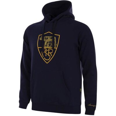 Copa Football, Unisex, Pullover, AS Roma Heritage Hooded Sweater Blu AS Roma Kapuzenpullover, Blau, (M) Copa Football, Unisex, Pullover, AS Roma Heritage Hooded Sweater Blu AS Roma Kapuzenpullover, Blau, (M)