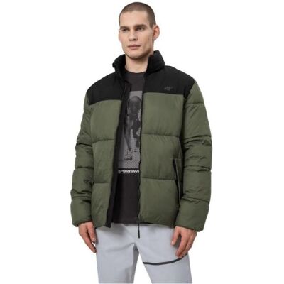 4F, Herren, Winterjacken, Herrenjacke Khaki H4Z22 KUMP005 43S (L), Grün, (L) 4F, Herren, Winterjacken, Herrenjacke Khaki H4Z22 KUMP005 43S (L), Grün, (L)
