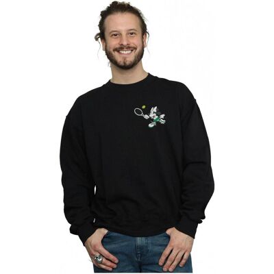 Disney Herren, Pullover, Minnie Mouse Tennis Breast Print Sweatshirt, Schwarz, (4XL) Disney Herren, Pullover, Minnie Mouse Tennis Breast Print Sweatshirt, Schwarz, (4XL)