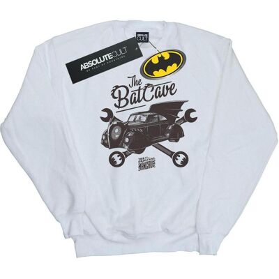 Dc Comics, Herren, Pullover, Batman Das Original Mancave Baumwoll Sweatshirt, Weiss, (3XL) Dc Comics, Herren, Pullover, Batman Das Original Mancave Baumwoll Sweatshirt, Weiss, (3XL)