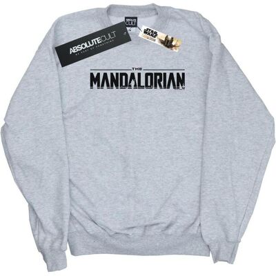Star Wars, Herren, Pullover, The Mandalorian Logo Sweatshirt, Grau, (L) Star Wars, Herren, Pullover, The Mandalorian Logo Sweatshirt, Grau, (L)