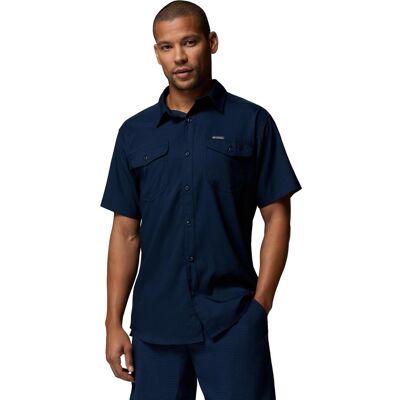 Columbia, Herren, Hemden, Utilizer II Solid Kurzärmeliges Hemd für Herren, Blau, (S) Columbia, Herren, Hemden, Utilizer II Solid Kurzärmeliges Hemd für Herren, Blau, (S)