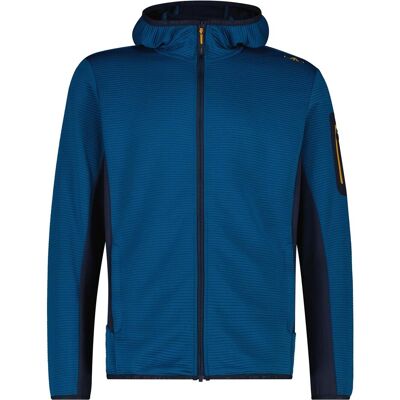 CMP Campagnolo, Herren, Outdoorjacken, Jacket Fix Hood with Sleeve Pocket (50, L), Blau, L, 50 CMP Campagnolo, Herren, Outdoorjacken, Jacket Fix Hood with Sleeve Pocket (50, L), Blau, L, 50