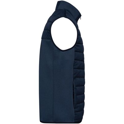 Kariban, Herren, Westen, Ärmellose Daunenjacke aus zwei Materialien, Blau, (S) Kariban, Herren, Westen, Ärmellose Daunenjacke aus zwei Materialien, Blau, (S)