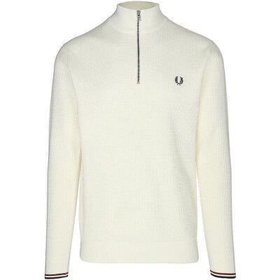 Fred Perry, Herren, Pullover, Troyer, Beige, (L) Fred Perry, Herren, Pullover, Troyer, Beige, (L)