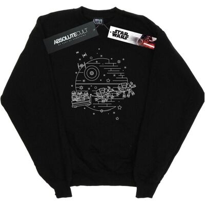 Star Wars, Herren, Pullover, Death Star Sleigh Sweatshirt, Schwarz, (4XL) Star Wars, Herren, Pullover, Death Star Sleigh Sweatshirt, Schwarz, (4XL)