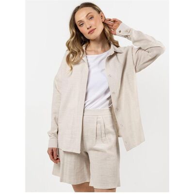 Awama, Hemden, Langarm Hemd, Beige, (S) Awama, Hemden, Langarm Hemd, Beige, (S)