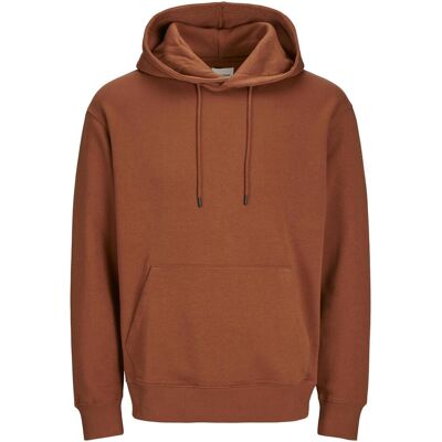 Jack & Jones, Herren, Pullover, Einfarbig Kapuzenpullover Kapuzenpullover, Braun, (S) Jack & Jones, Herren, Pullover, Einfarbig Kapuzenpullover Kapuzenpullover, Braun, (S)