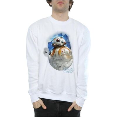Star Wars, Herren, Pullover, The Last Jedi BB8 Brushed Sweatshirt, Weiss, (M) Star Wars, Herren, Pullover, The Last Jedi BB8 Brushed Sweatshirt, Weiss, (M)