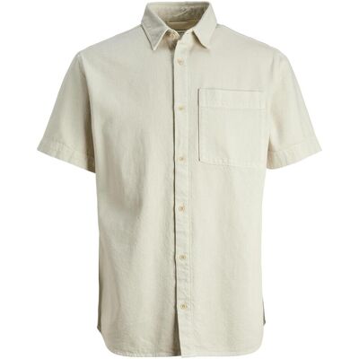 Jack & Jones, Herren, Hemden, Comfort Fit Jeanshemd Jeanshemd, Weiss, Beige, (XL) Jack & Jones, Herren, Hemden, Comfort Fit Jeanshemd Jeanshemd, Weiss, Beige, (XL)