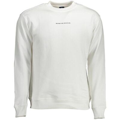North Sails, Herren, Pullover, Bianco Cotton Men Sweatshirt, Weiss, (XXL) North Sails, Herren, Pullover, Bianco Cotton Men Sweatshirt, Weiss, (XXL)