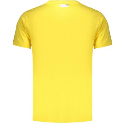 Bikkembergs, Herren, Shirts, Yellow Cotton T-Shirt, Gelb, (S) Bikkembergs, Herren, Shirts, Yellow Cotton T-Shirt, Gelb, (S)