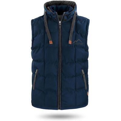 Normani, Herren, Westen, Herren Winter-Steppweste Tropez - 1555, Blau, (M) Normani, Herren, Westen, Herren Winter-Steppweste Tropez - 1555, Blau, (M)