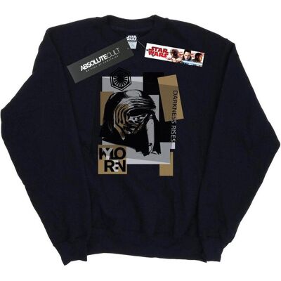 Star Wars, Herren, Pullover, The Last Jedi Kylo Ren Patchwork Sweatshirt, Schwarz, (M) Star Wars, Herren, Pullover, The Last Jedi Kylo Ren Patchwork Sweatshirt, Schwarz, (M)
