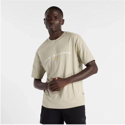 New Balance, Herren, Shirts, Herren-T-Shirt mit neu interpretierter Grafik, Grau, (S) New Balance, Herren, Shirts, Herren-T-Shirt mit neu interpretierter Grafik, Grau, (S)