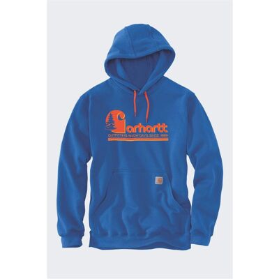 Carhartt, Herren, Pullover, Mittelschweres Sweatshirt mit Baumgrafik in Beacon Blue, Blau, (XL) Carhartt, Herren, Pullover, Mittelschweres Sweatshirt mit Baumgrafik in Beacon Blue, Blau, (XL)