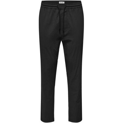 Only & Sons, Herren, Hosen, Hose CAPRI Chinohose, Schwarz, (M) Only & Sons, Herren, Hosen, Hose CAPRI Chinohose, Schwarz, (M)