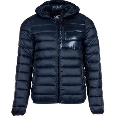 Champion, Herren, Winterjacken, Steppjacke Casual Bequem sitzend, Blau, (L) Champion, Herren, Winterjacken, Steppjacke Casual Bequem sitzend, Blau, (L)
