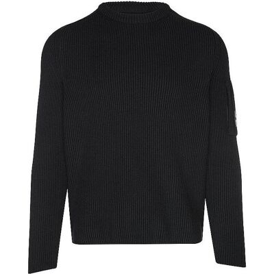 C.P. Company, Herren, Pullover, 21CMKN101A, Schwarz, (M) C.P. Company, Herren, Pullover, 21CMKN101A, Schwarz, (M)