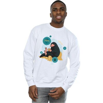 Fantastic Beasts, Herren, Pullover, Sitting Niffler Sweatshirt, Weiss, (3XL) Fantastic Beasts, Herren, Pullover, Sitting Niffler Sweatshirt, Weiss, (3XL)