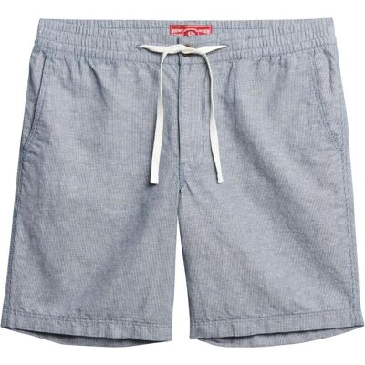 Superdry, Herren, Shorts, The Merchant Store - Leinenshorts, Blau, (XL) Superdry, Herren, Shorts, The Merchant Store - Leinenshorts, Blau, (XL)
