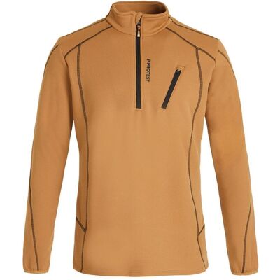 Protest, Herren, Pullover, HUMANS 1/4 zip top, Braun, (S) Protest, Herren, Pullover, HUMANS 1/4 zip top, Braun, (S)