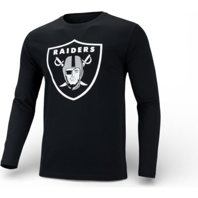 Fanatics, Herren, Shirts, NFL Las Vegas Oakland Raiders Longsleeve Shirt 1568MBLK1ADORA, Schwarz, (M) Fanatics, Herren, Shirts, NFL Las Vegas Oakland Raiders Longsleeve Shirt 1568MBLK1ADORA, Schwarz, (M)