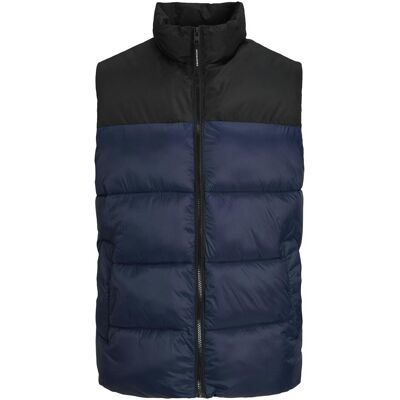 Jack & Jones, Herren, Westen, Recycelter Polyester Weste, Blau, (L) Jack & Jones, Herren, Westen, Recycelter Polyester Weste, Blau, (L)