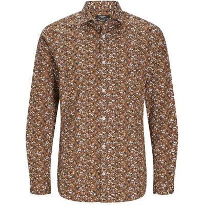Jack & Jones, Herren, Hemden, Jprblablackpool Stretch Ls Shirt Sn, Braun, (L) Jack & Jones, Herren, Hemden, Jprblablackpool Stretch Ls Shirt Sn, Braun, (L)
