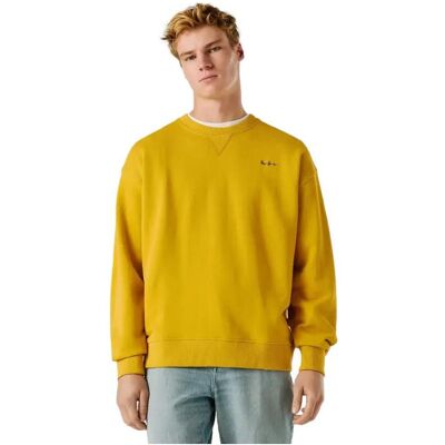 Pepe Jeans, Herren, Pullover, Geo Small Logo, Gelb, (L) Pepe Jeans, Herren, Pullover, Geo Small Logo, Gelb, (L)