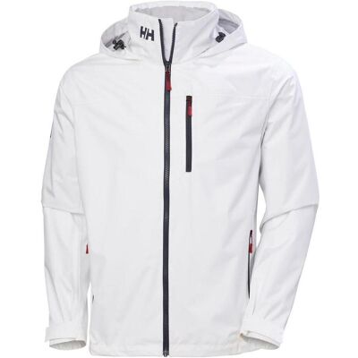 Helly Hansen Herren, Regenjacken, CREW HOODED JACKET 2.0, Weiss, (S) Helly Hansen Herren, Regenjacken, CREW HOODED JACKET 2.0, Weiss, (S)