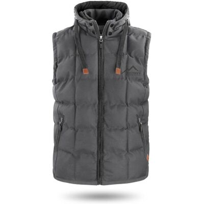 Normani, Herren, Westen, Herren Winter-Steppweste Tropez, Grau, (11XL) Normani, Herren, Westen, Herren Winter-Steppweste Tropez, Grau, (11XL)