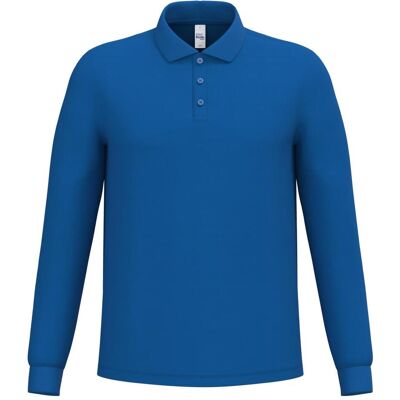 iDeal Basic, Herren, Shirts, Langärmeliges Polo-Shirt, Blau, (3XL) iDeal Basic, Herren, Shirts, Langärmeliges Polo-Shirt, Blau, (3XL)