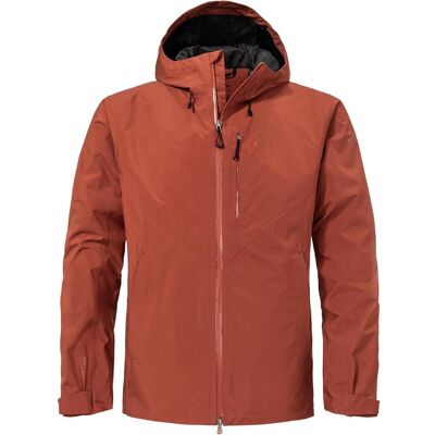 Schöffel, Herren, Regenjacken, Jacket Style Mauku MNS, Rot, Braun, (54) Schöffel, Herren, Regenjacken, Jacket Style Mauku MNS, Rot, Braun, (54)