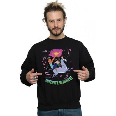 Disney Herren, Pullover, Wreck It Ralph Jasmine And Vanellope Sweatshirt, Schwarz, (3XL) Disney Herren, Pullover, Wreck It Ralph Jasmine And Vanellope Sweatshirt, Schwarz, (3XL)