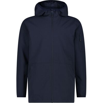 CMP Campagnolo, Herren, Regenjacken, Parka Fix Hood, Schwarz, Blau, (XXL) CMP Campagnolo, Herren, Regenjacken, Parka Fix Hood, Schwarz, Blau, (XXL)